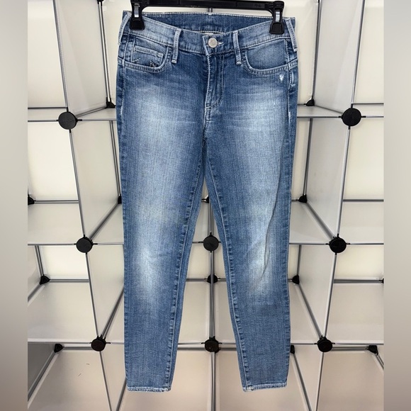 True Religion Denim - True Religion Women's Chrissy Ankle Skinny Jeans Size 25 Medium Wash